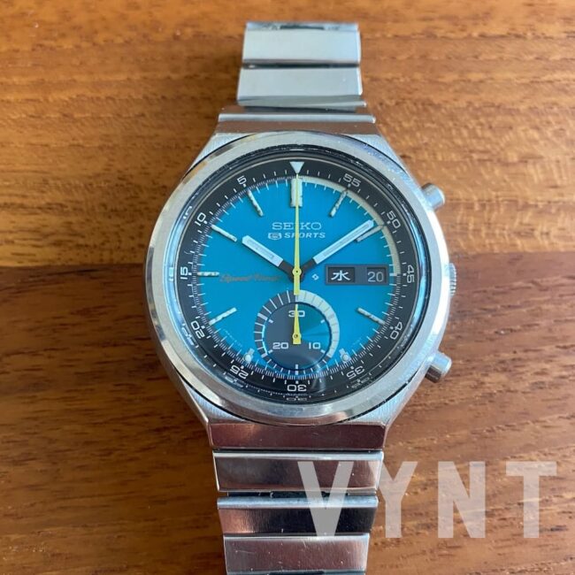 FOR SALE: Seiko 6139-7060 petrol JDM Speed Timer Chronograph - serviced 10/2024