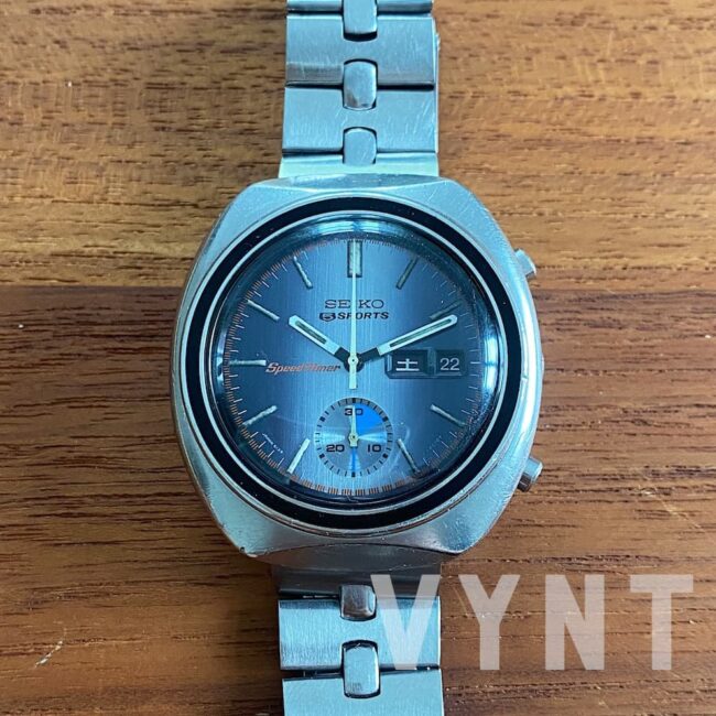 Seiko 6139-8002 Purple JDM Speed Timer Chronograph