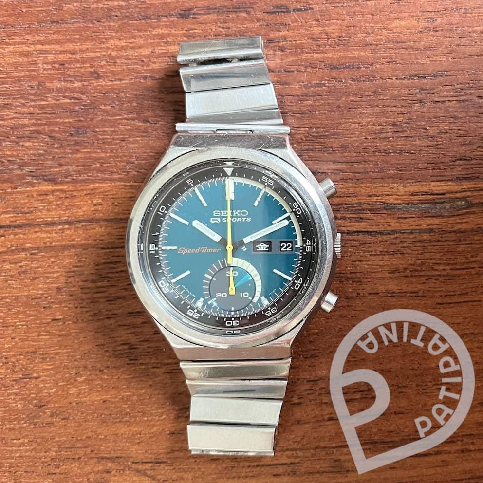 Seiko 6139-7060 - teal/aquamarine sunrise dial - All JDM Models